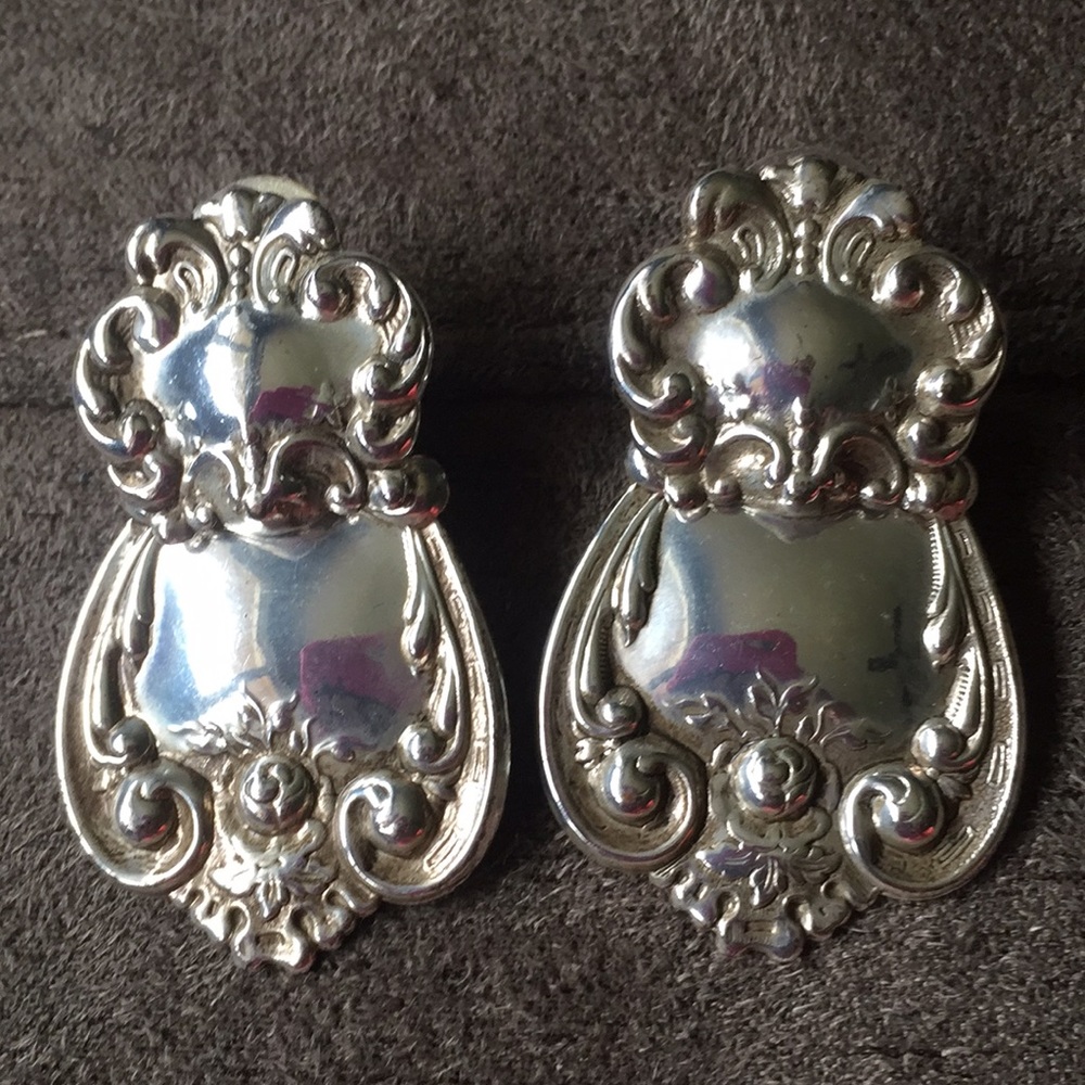 Silver Spoon Earrings